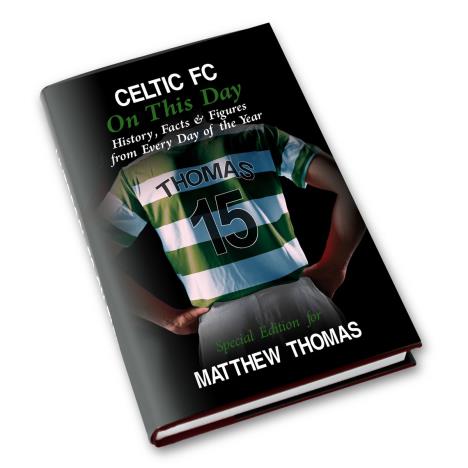 Personalised Celtic FC on this Day Book £17.99